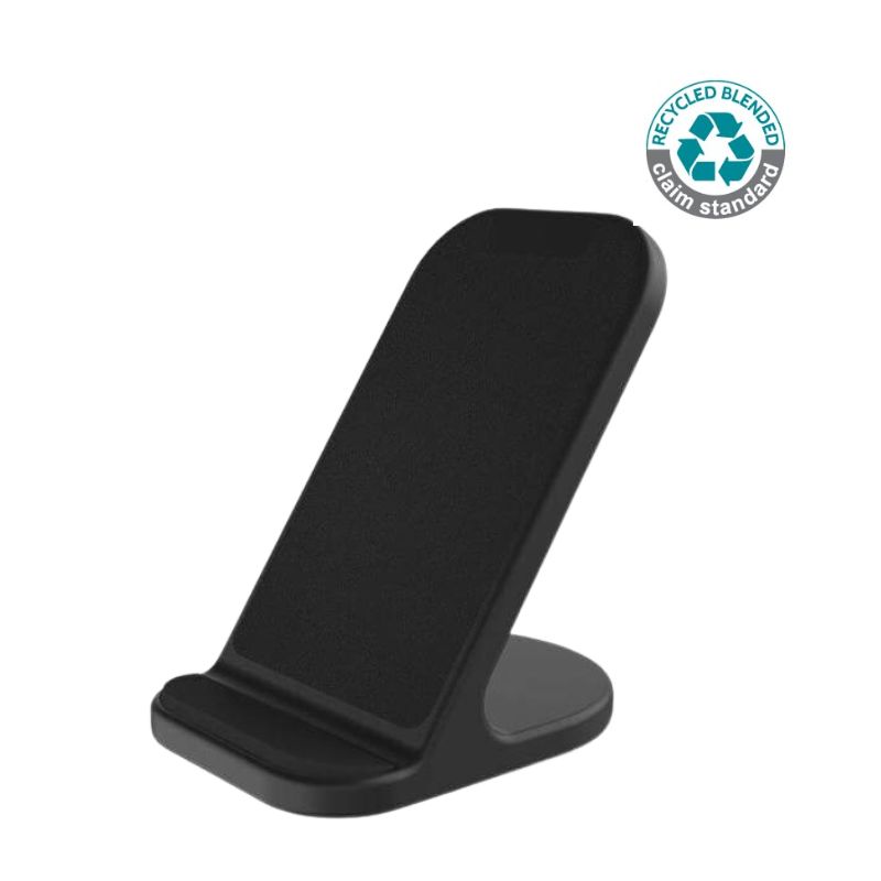 Recycled 10W Wireless Charger Phone Stand