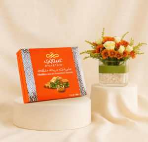 ANABTAWI Arabian Sweets n Flower Vase